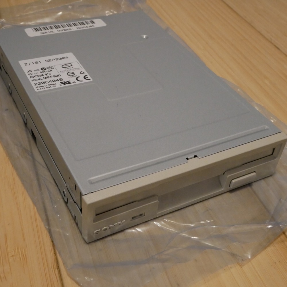 NOS Sony‎ MPF920 Internal Desktop 3.5 inch Floppy Disk Drive 1.44MB - Tested  17 - Picture 2 of 6